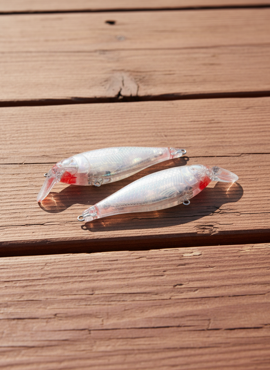 Crank Bait Floating metallic rattling