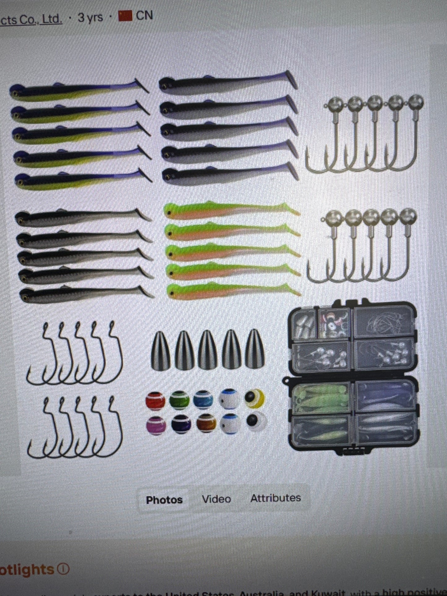 Swim Bait jig set 56 pieces