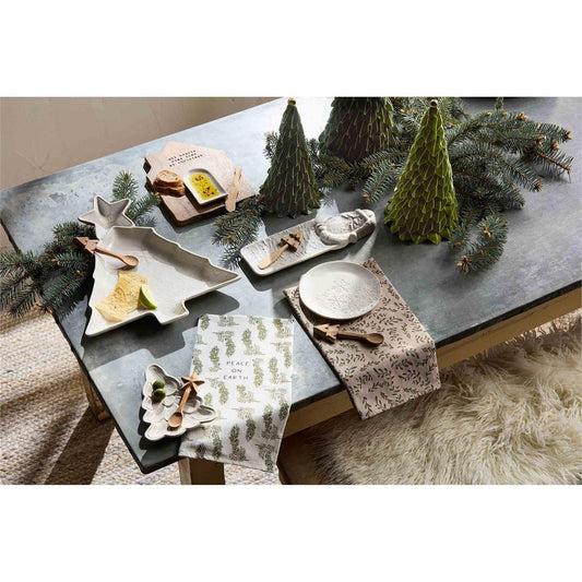 White Christmas Chip & Dip Set