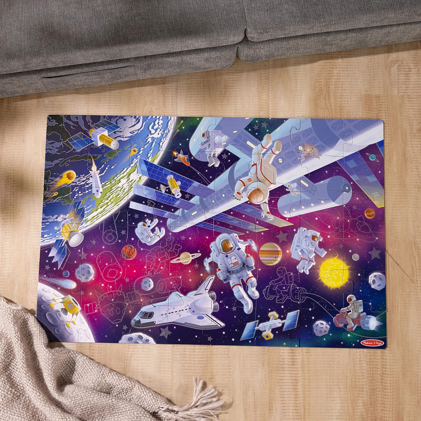 Glow-in-the-Dark Floor Puzzle