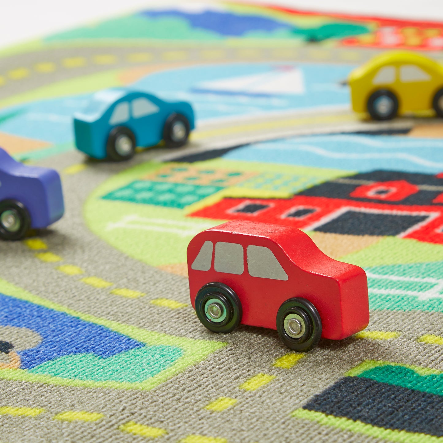 Round the Town Road Rug