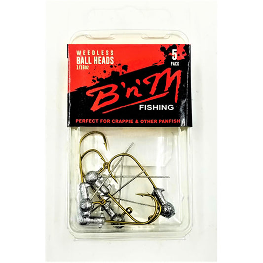 B'n'M Weedless Ball Jig Head