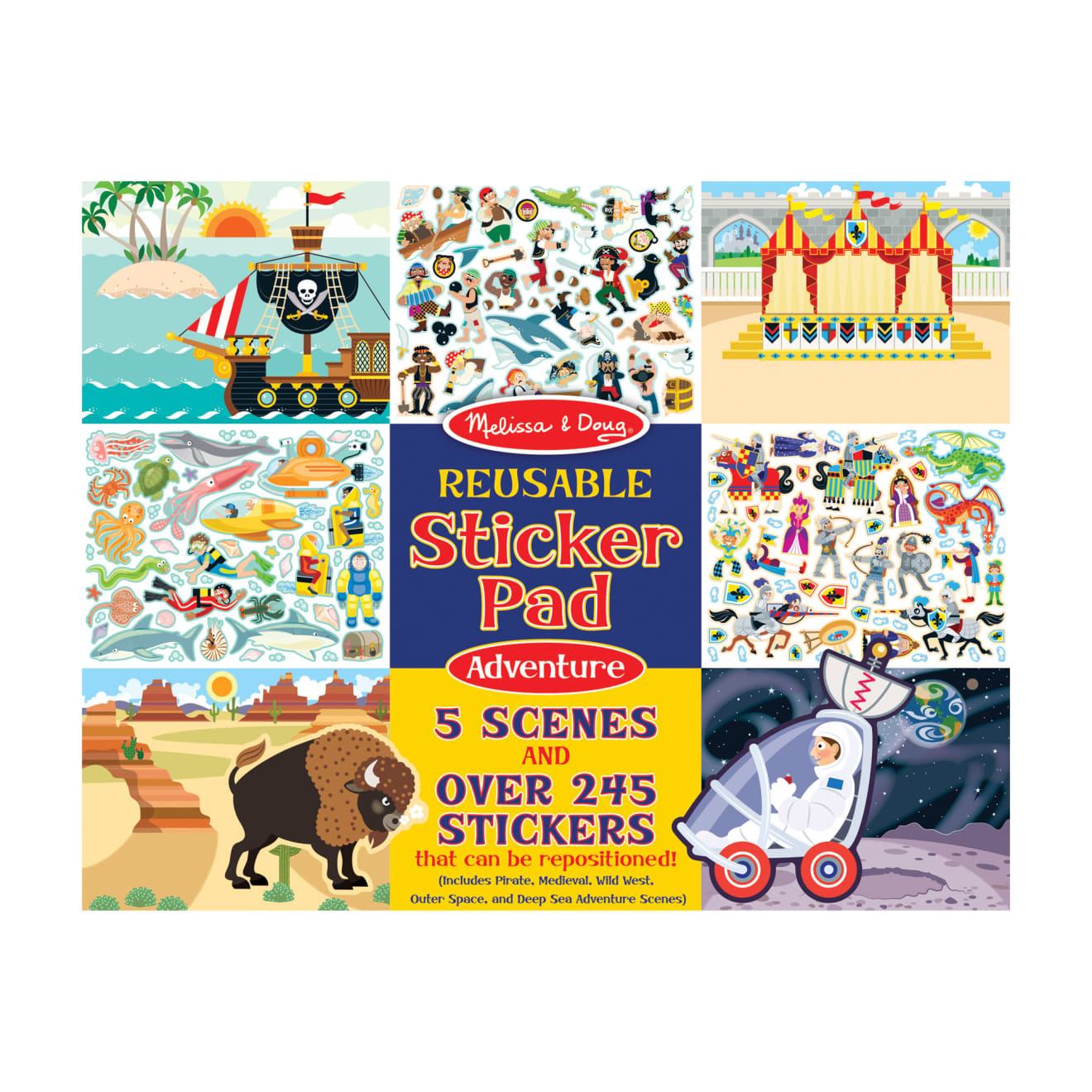 Adventure Reusable Sticker Pad