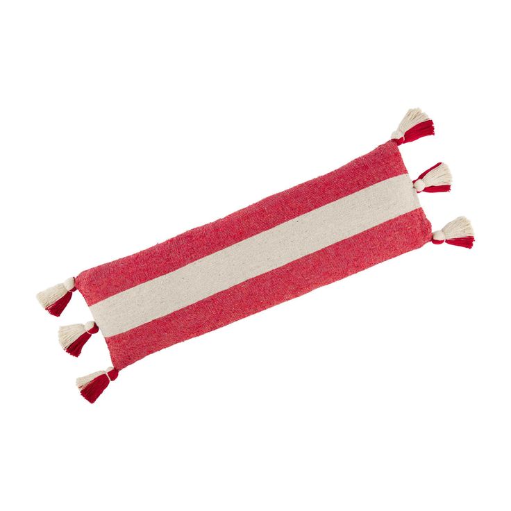 Long Ponchaa Red Pillow