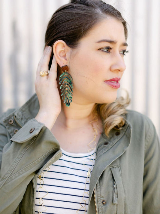 Mesquite Leaves Earrings