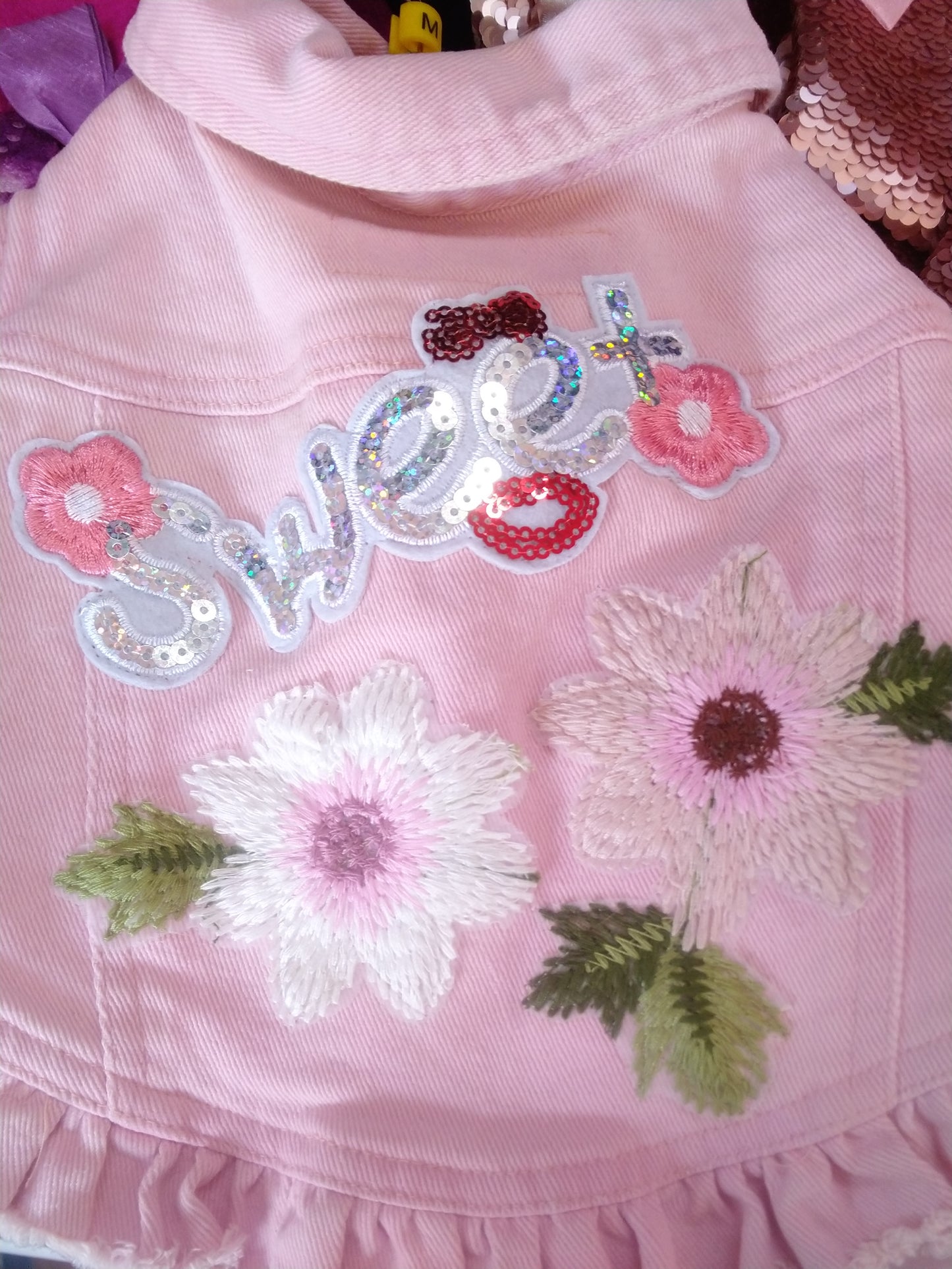 pink flower jacket