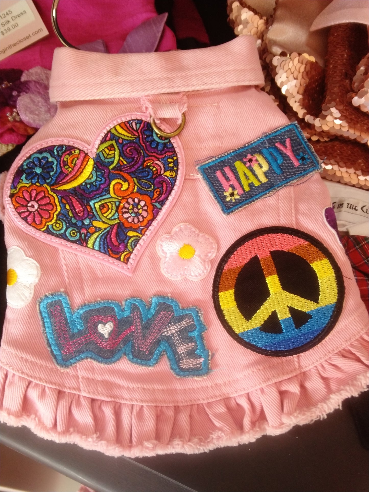 pink love jacket